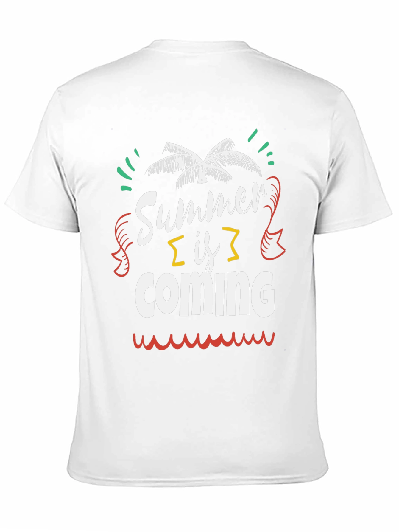 Summer is Coming Black Graphic Tee
