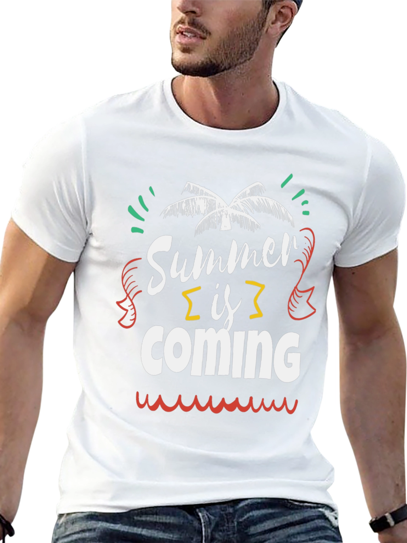 Summer is Coming Black Graphic Tee