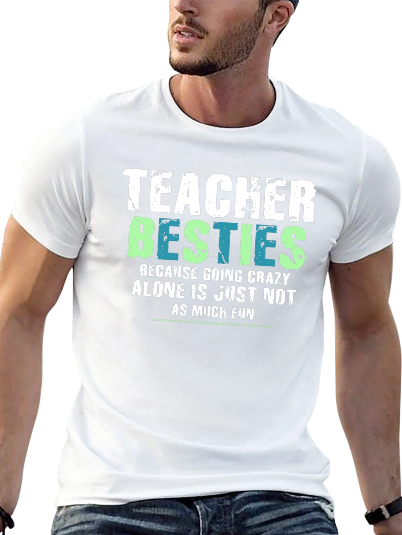 Teacher Besties Graphic T-Shirt