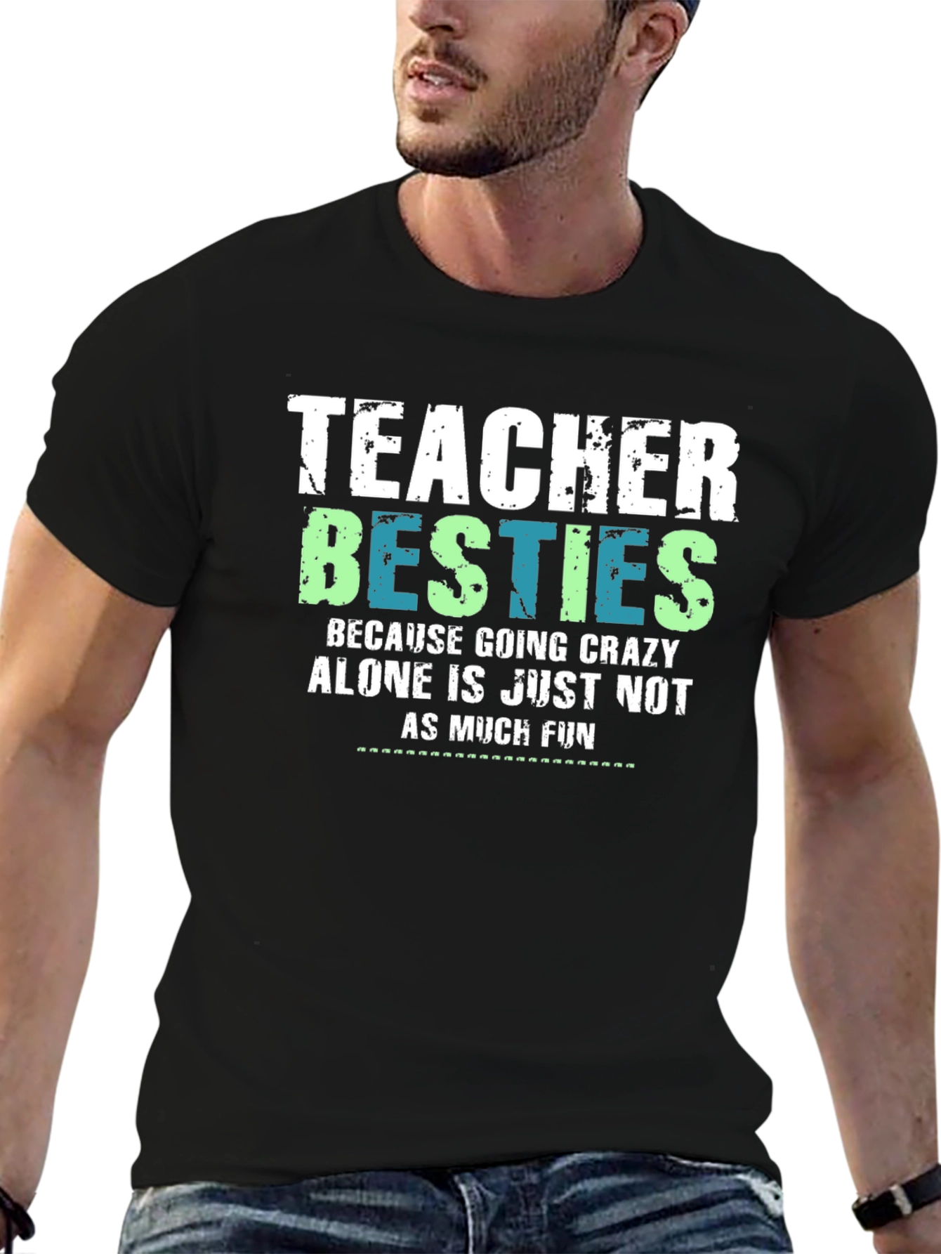 Teacher Besties Graphic T-Shirt