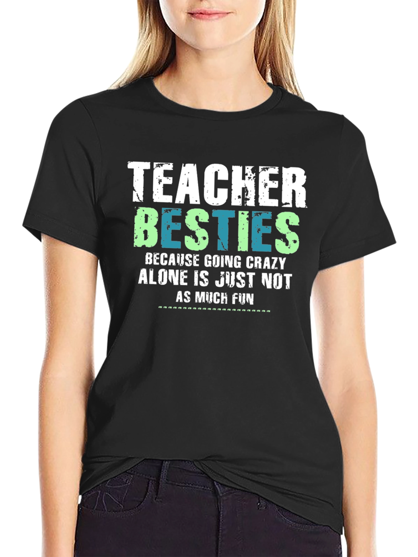 Teacher Besties Graphic T-Shirt