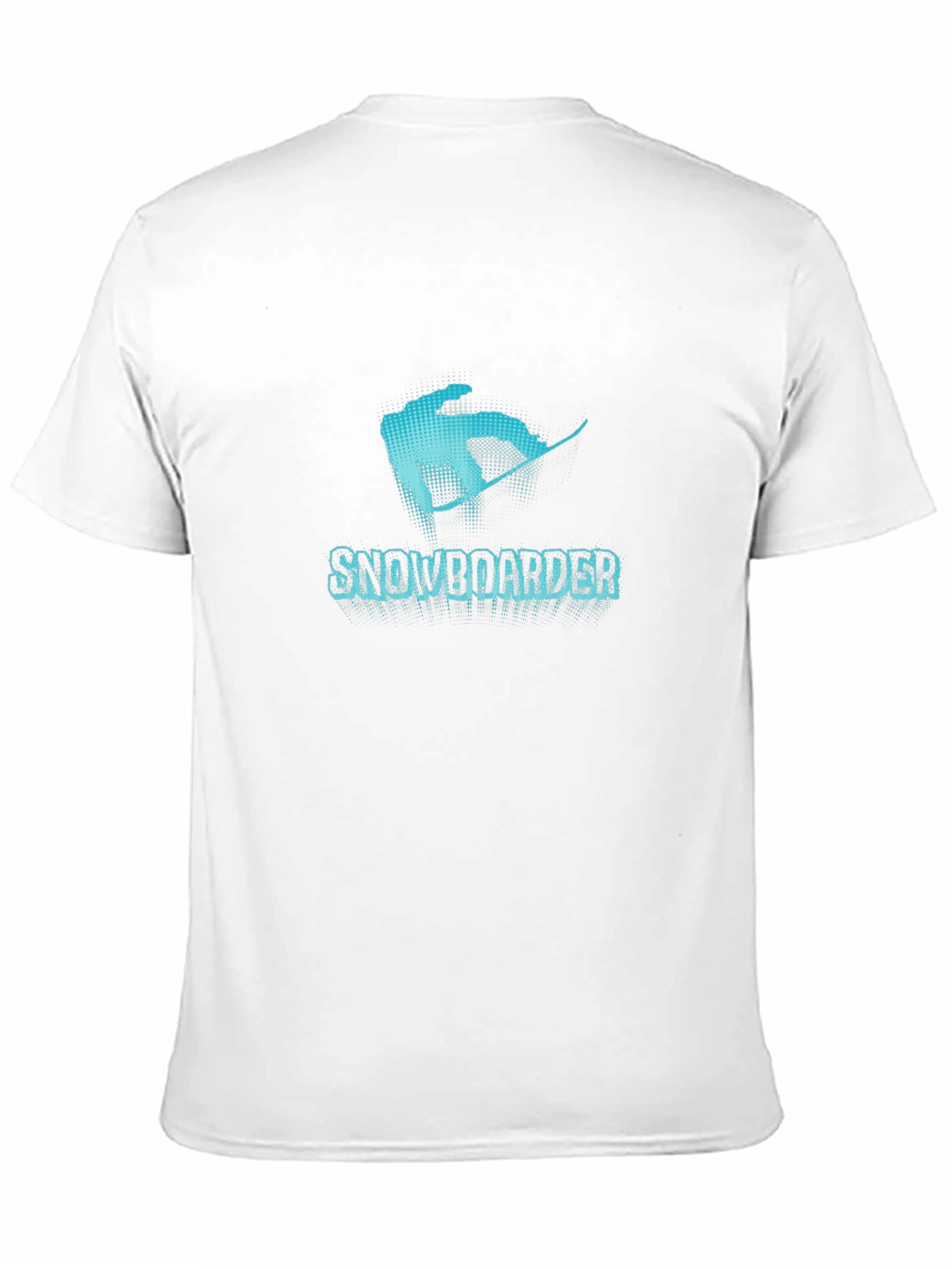 Snowboarder Graphic Tee - Black Cotton T-Shirt