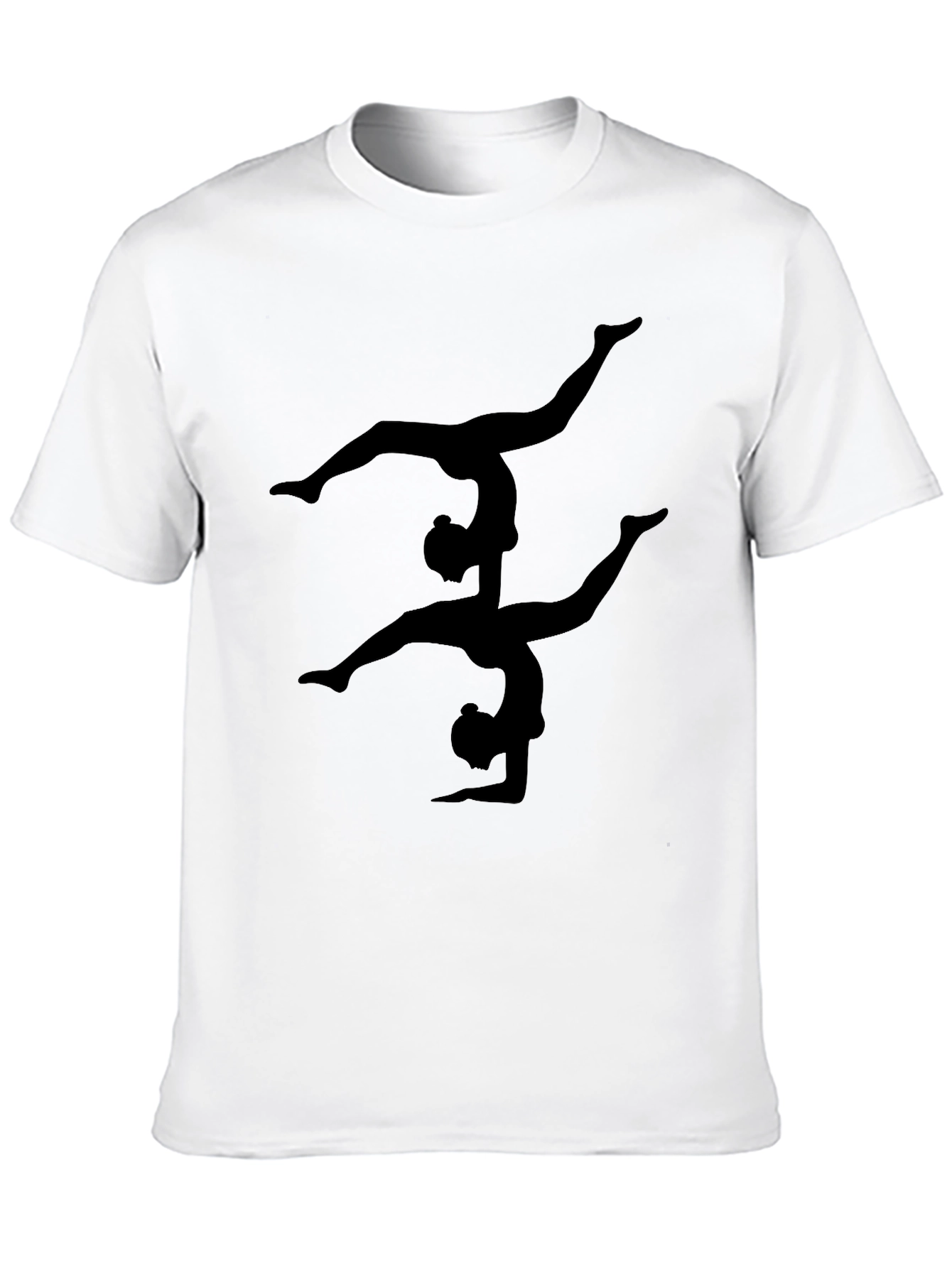 Acrobatic Silhouette Black T-Shirt