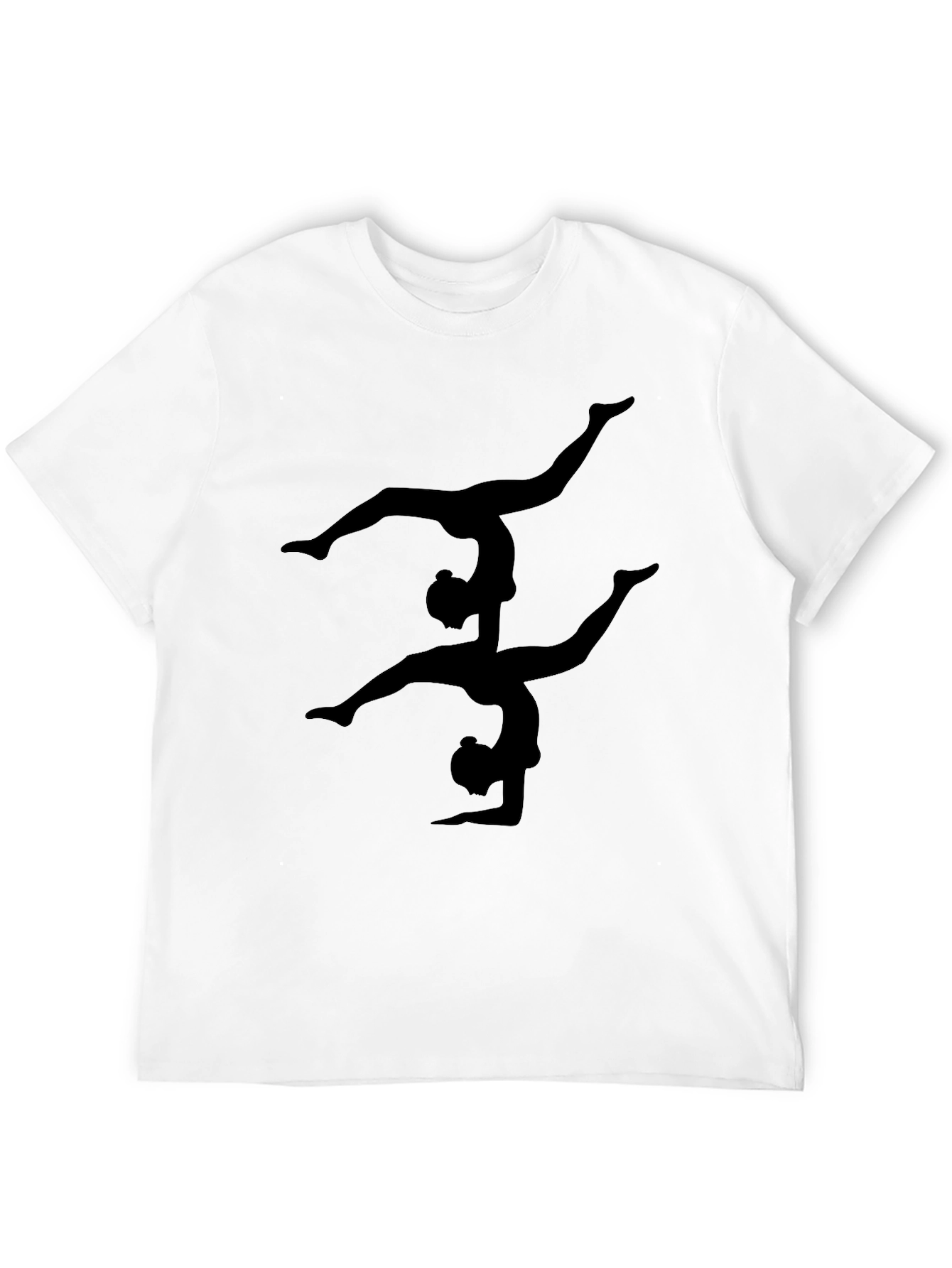 Acrobatic Silhouette Black T-Shirt