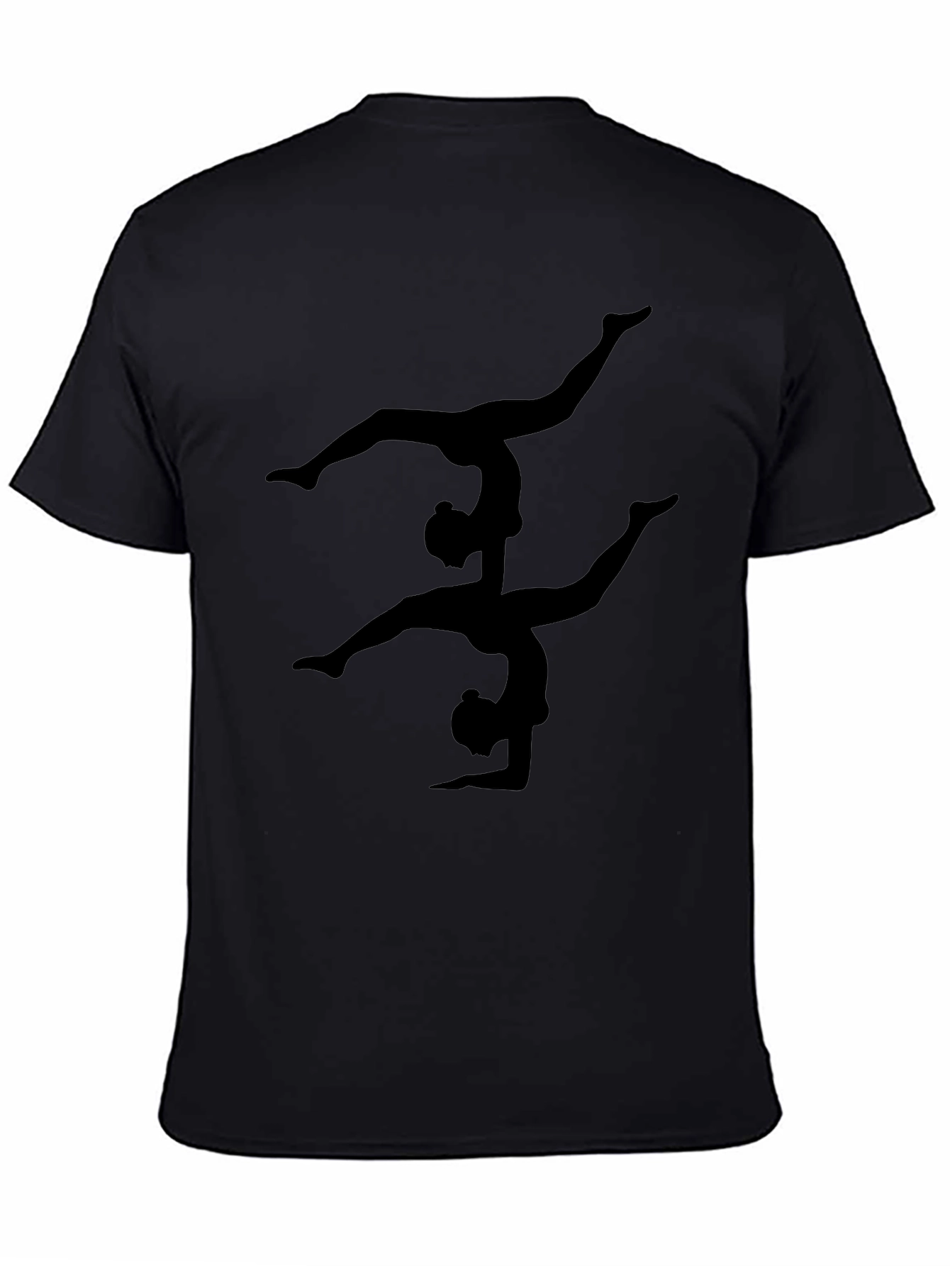 Acrobatic Silhouette Black T-Shirt