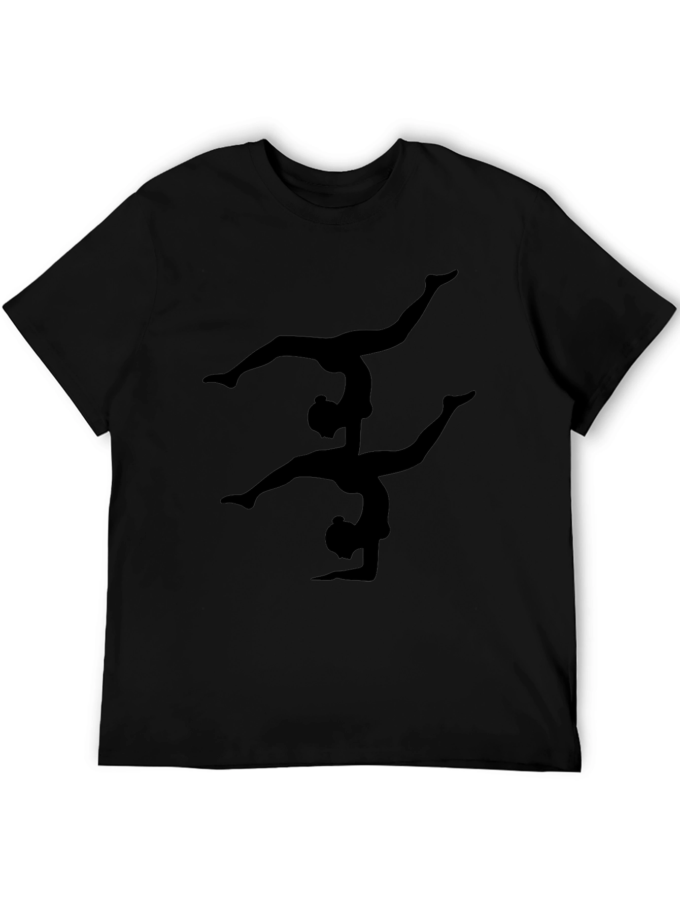 Acrobatic Silhouette Black T-Shirt