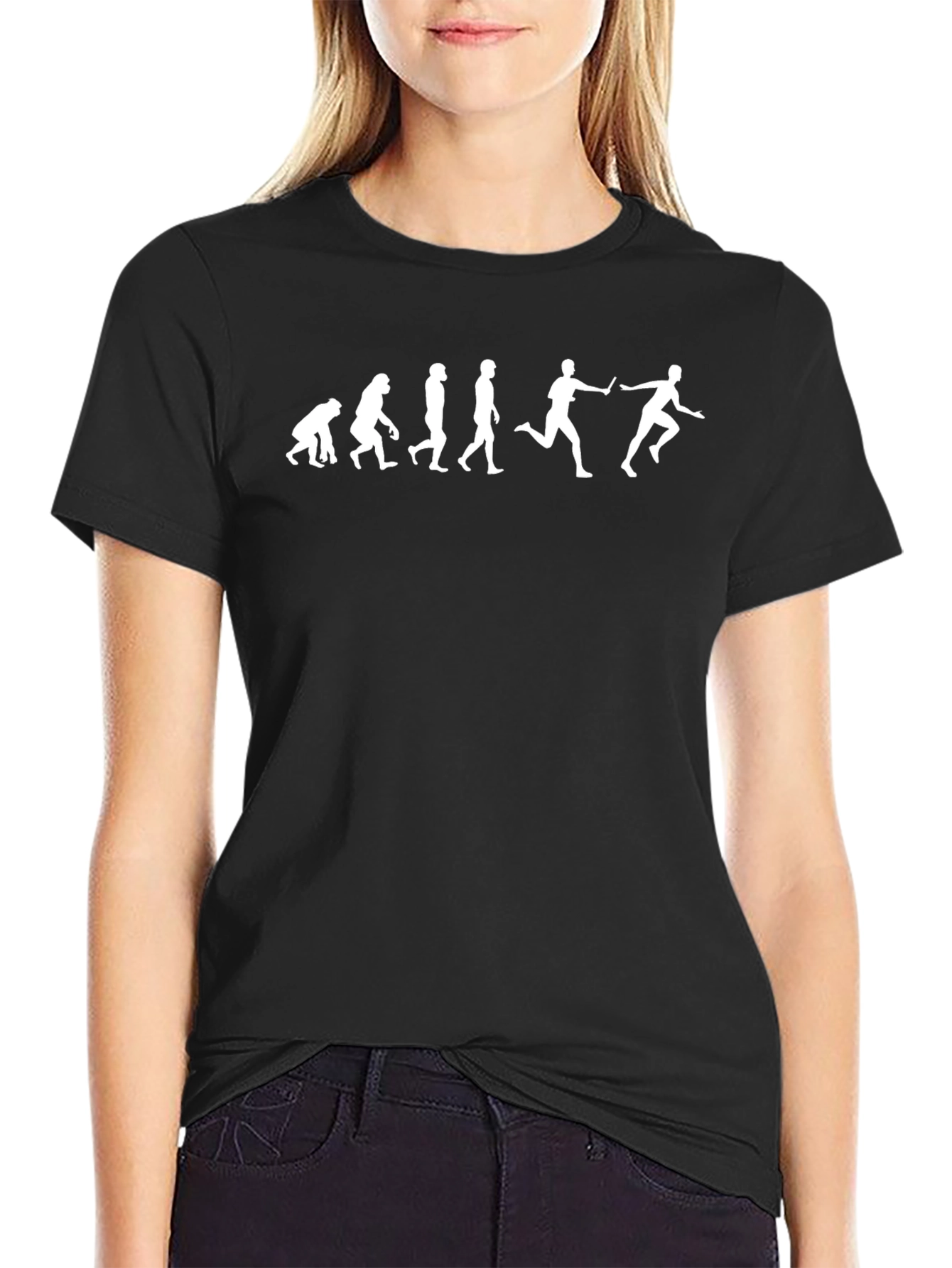 Evolution of Man Runner T-Shirt