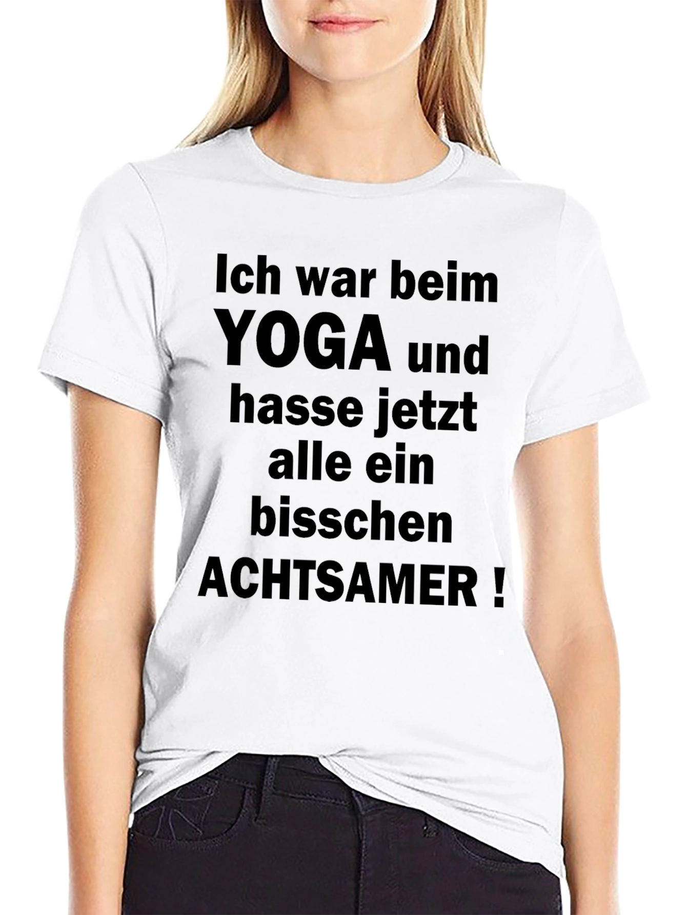 Yoga Humor T-Shirt - Ich war beim Yoga