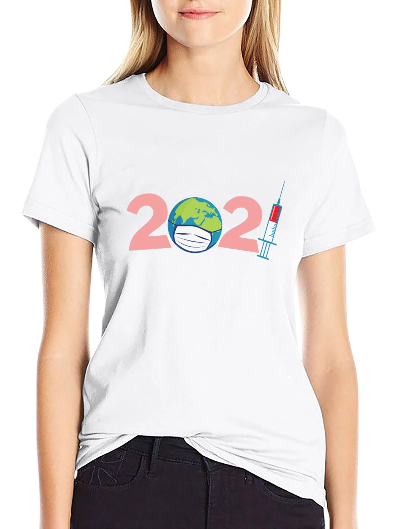 2021 Vaccine Earth T-Shirt