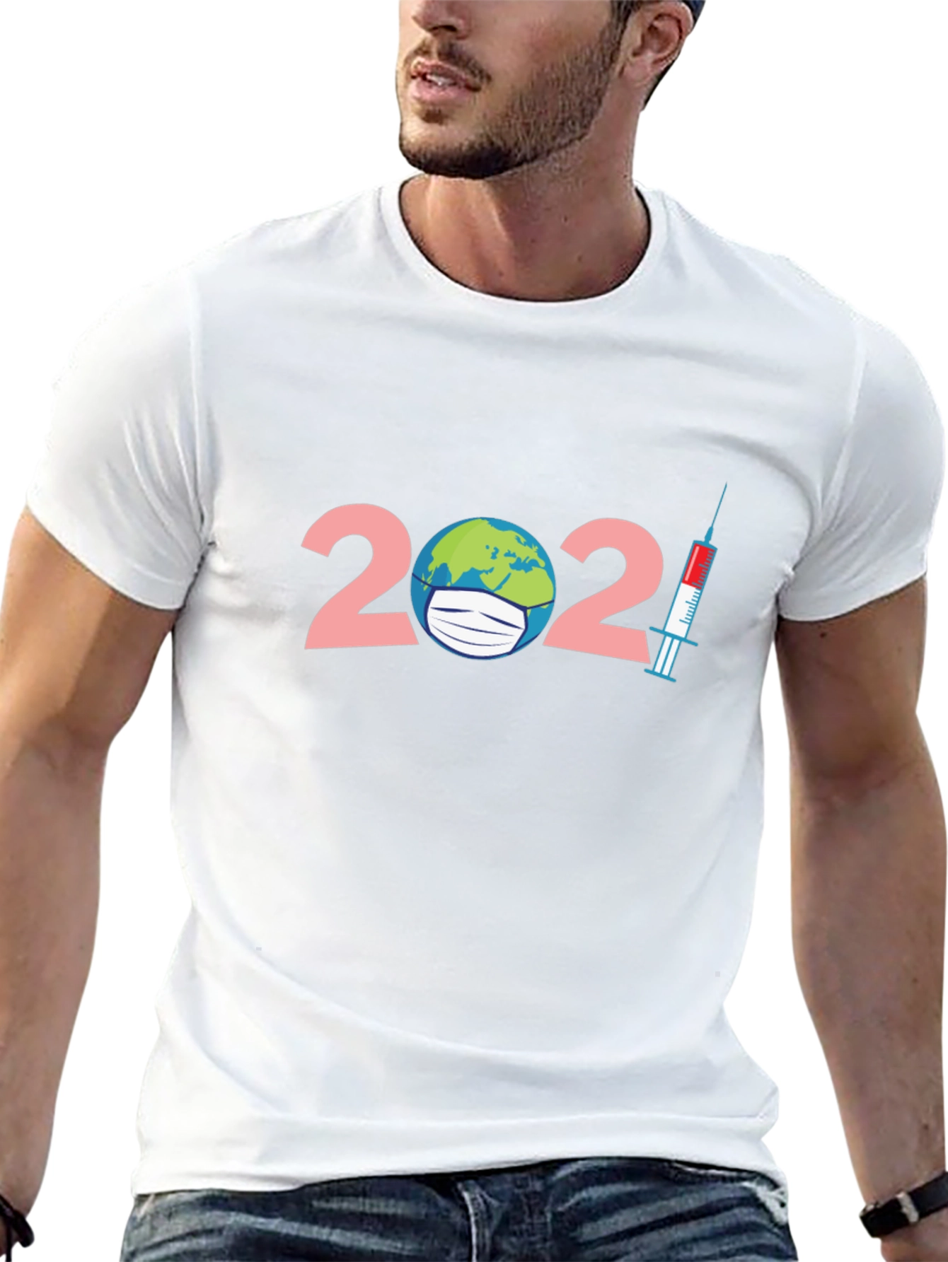 2021 Vaccine Earth T-Shirt