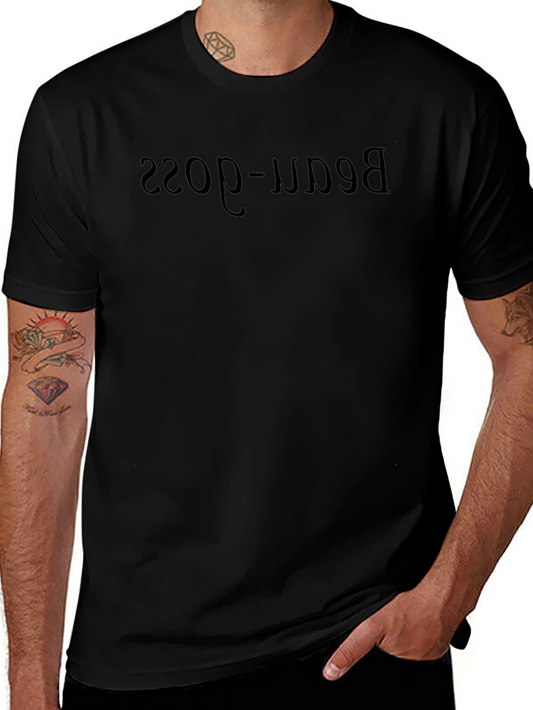 Retro Boss-Mode Black T-Shirt