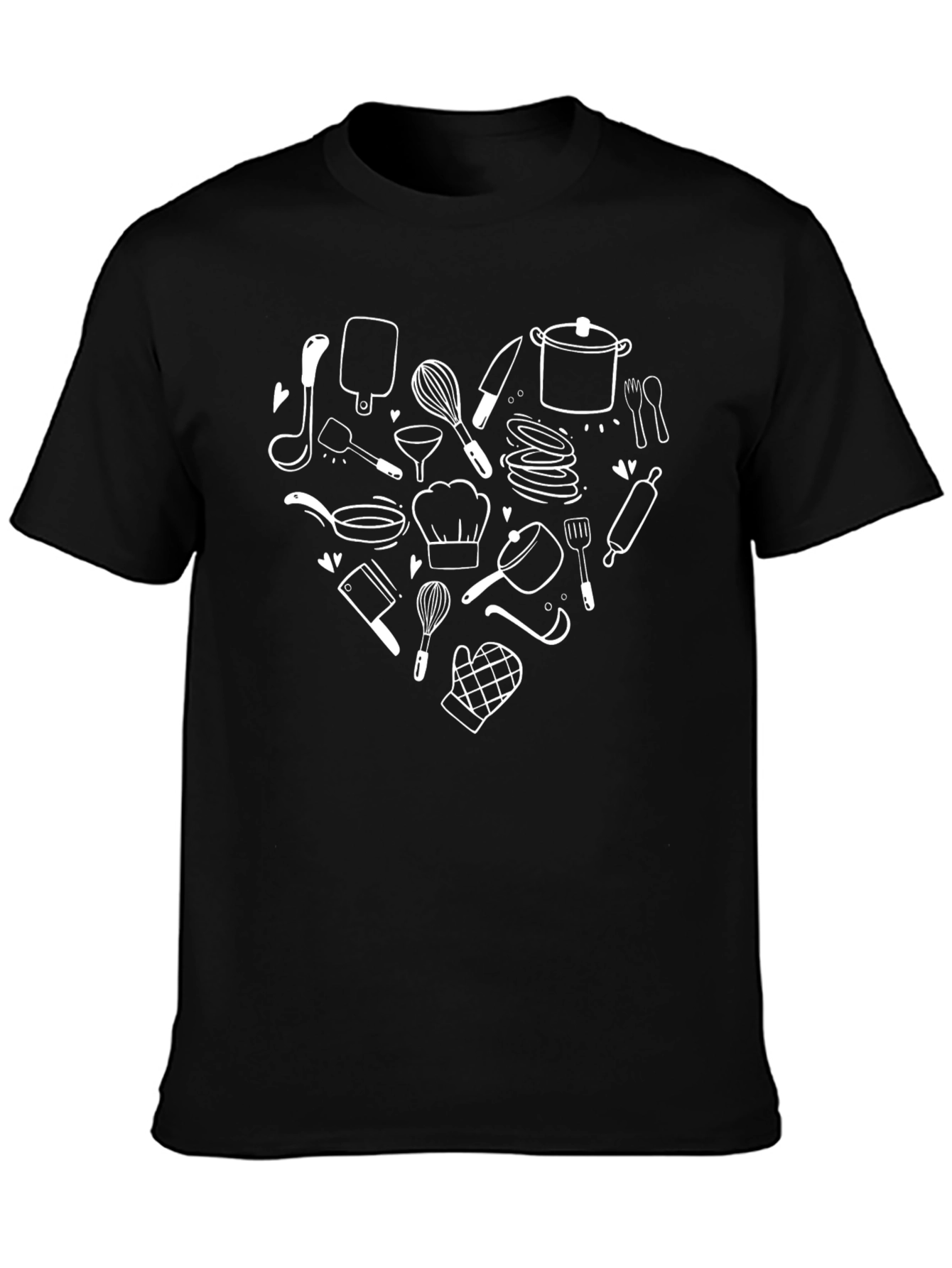 Chefs Heart T-Shirt - Culinary Love Tee