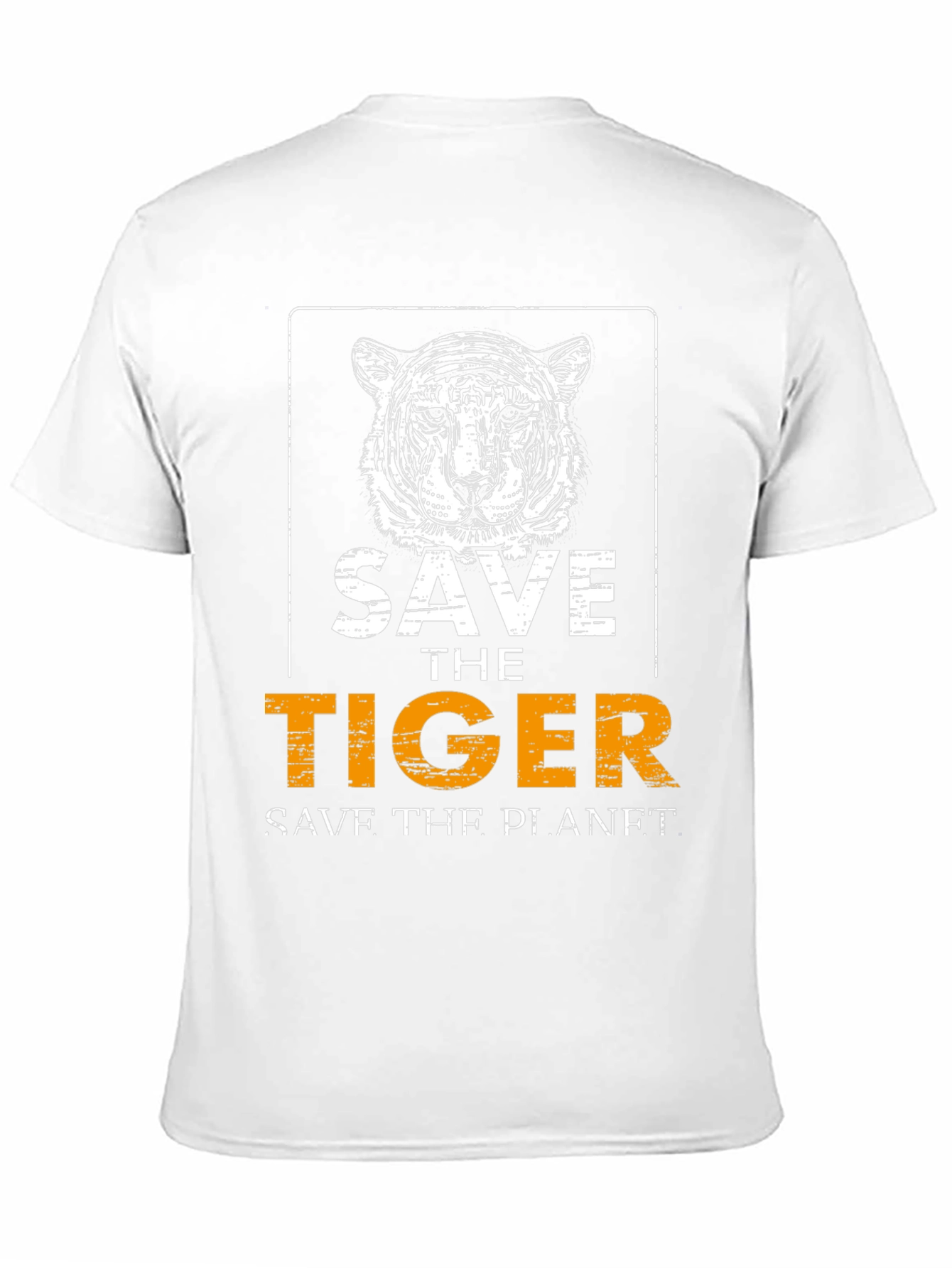 Save the Tiger Graphic Tee - Black Cotton T-Shirt