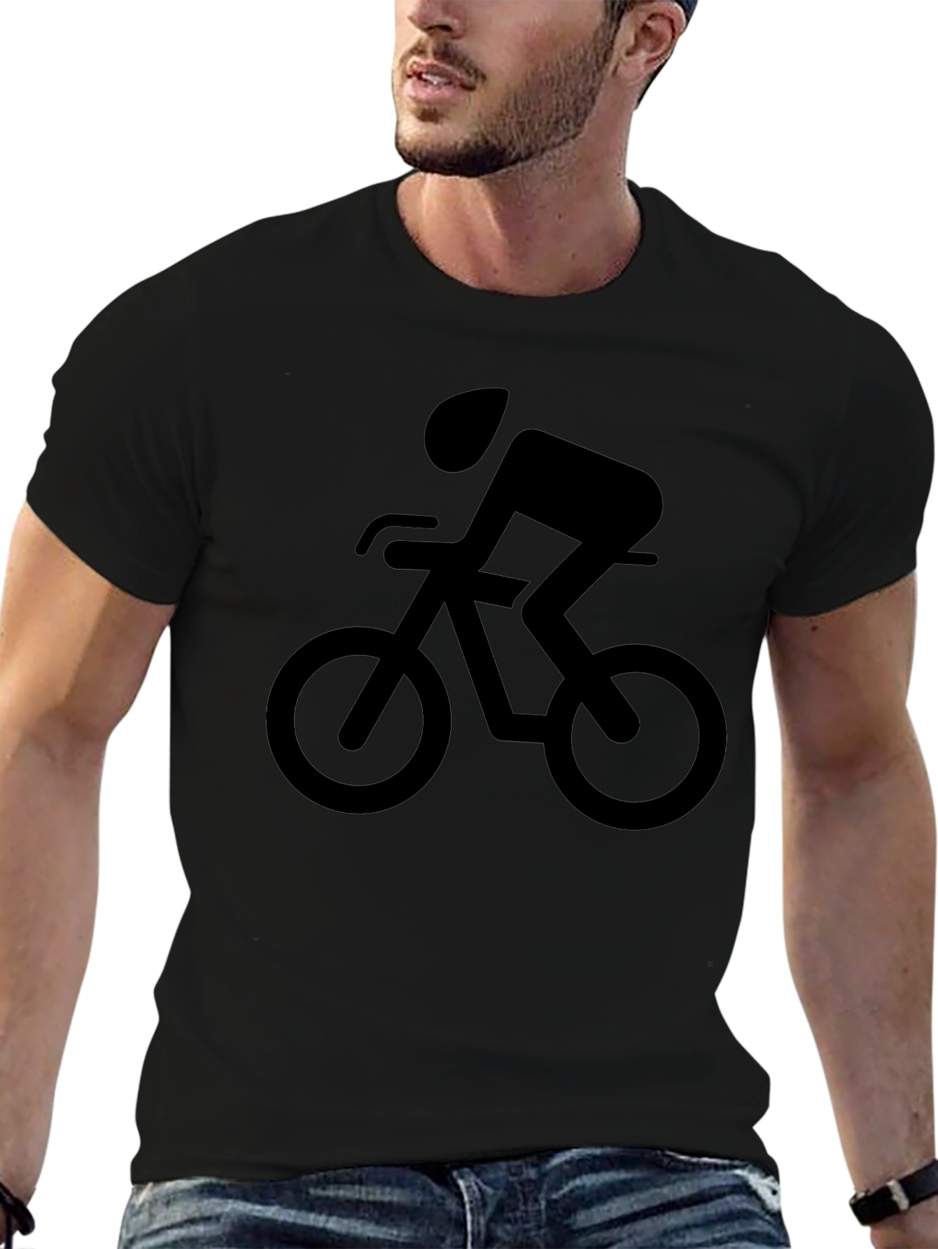 Cyclist Graphic Tee - Casual Style