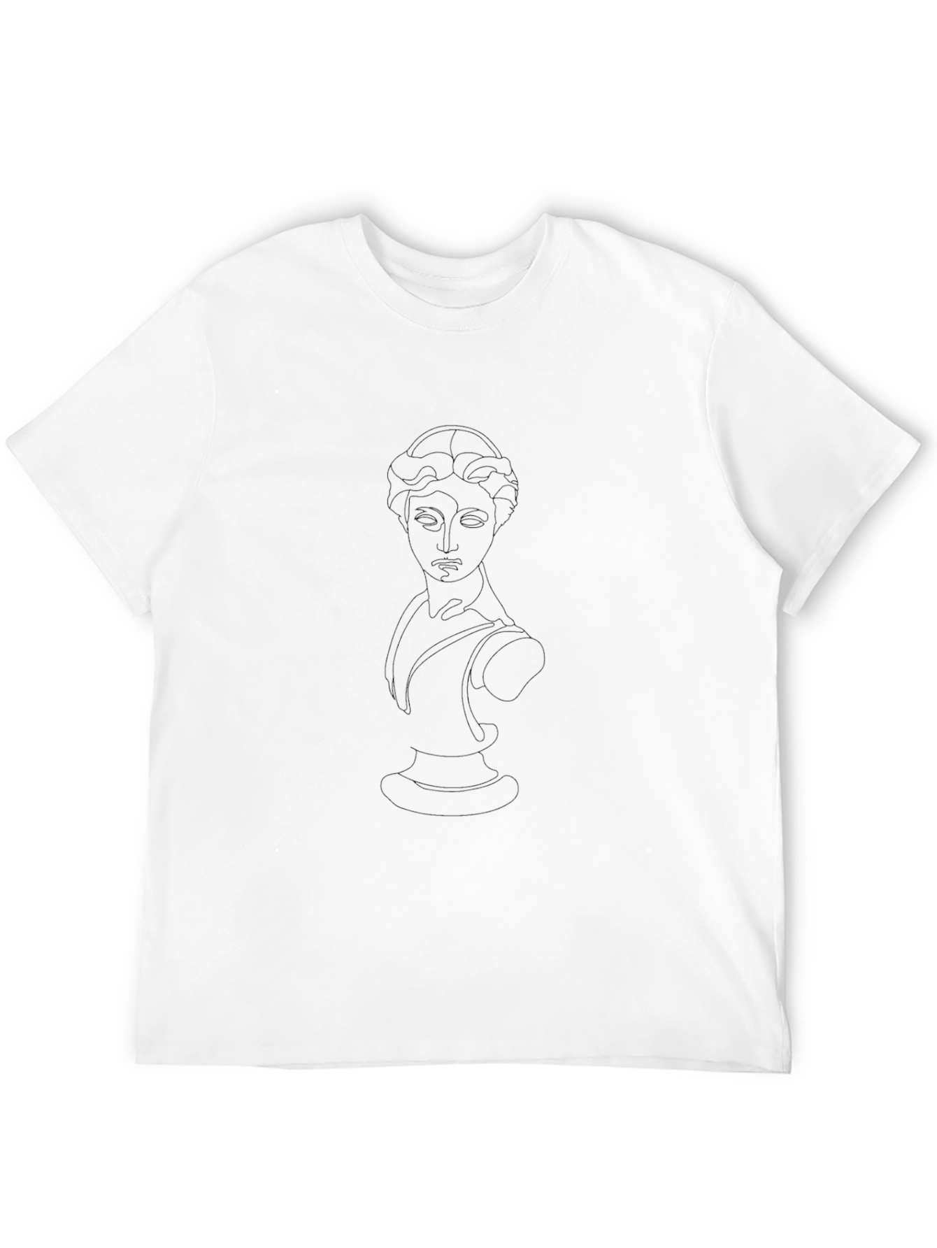 Classic Black Crew Neck T-Shirt - Casual Style