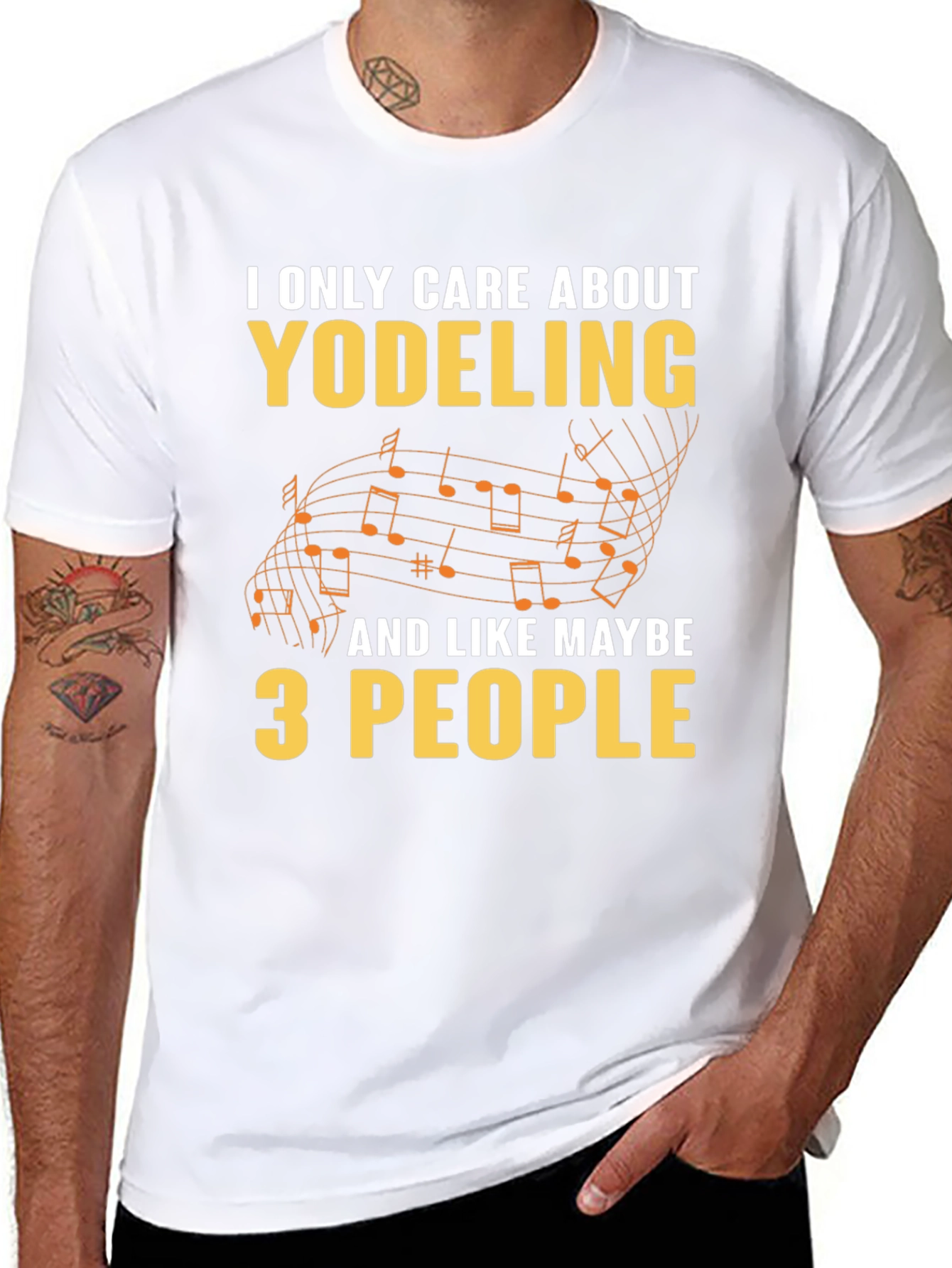 Yodeling Fan T-Shirt - I Only Care About Yodeling