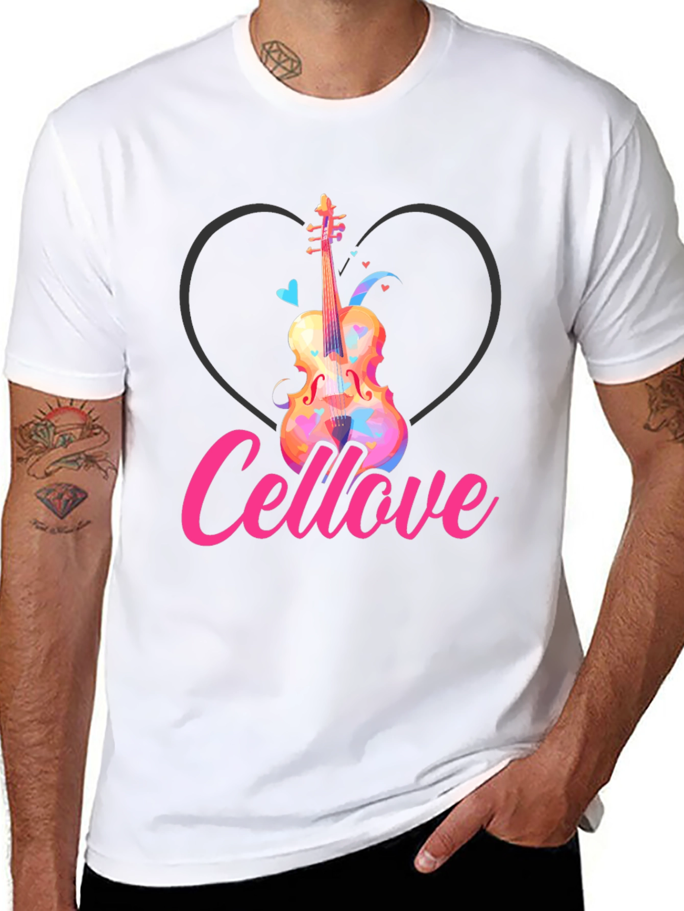 Cello Love Graphic Tee - Musicians Apparel