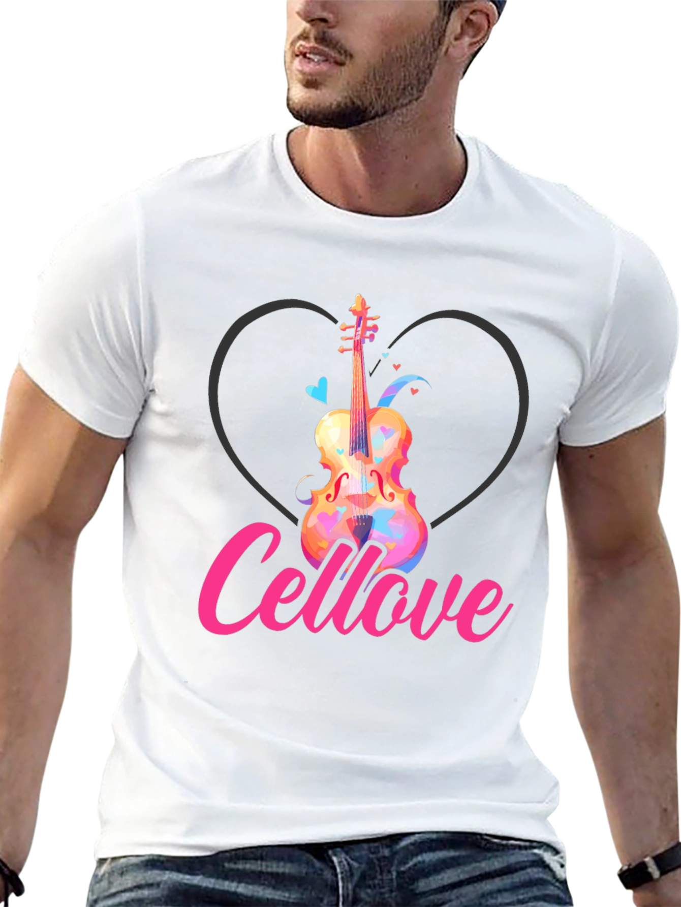 Cello Love Graphic Tee - Musicians Apparel