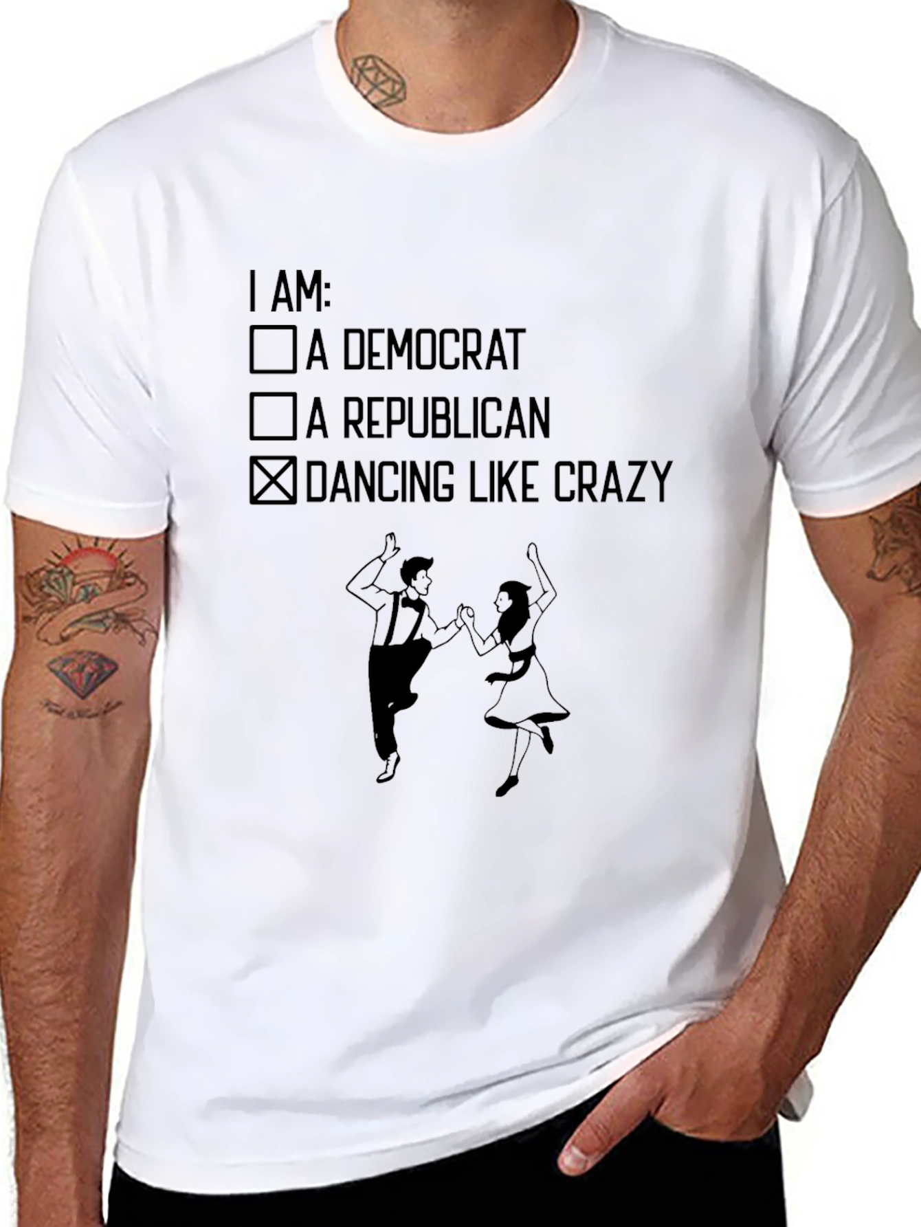 Dancing Like Crazy Graphic Tee