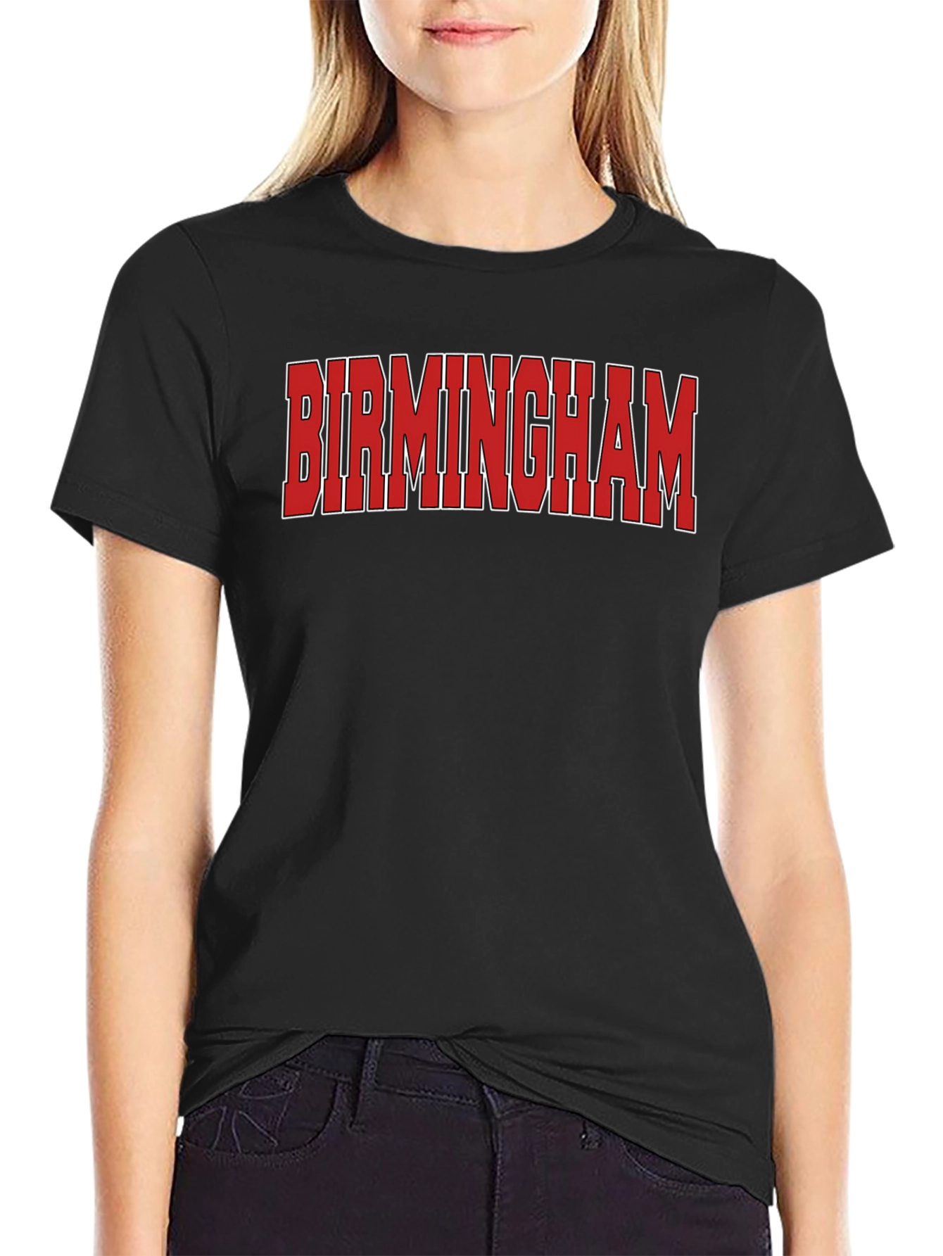Birmingham Text Graphic T-Shirt