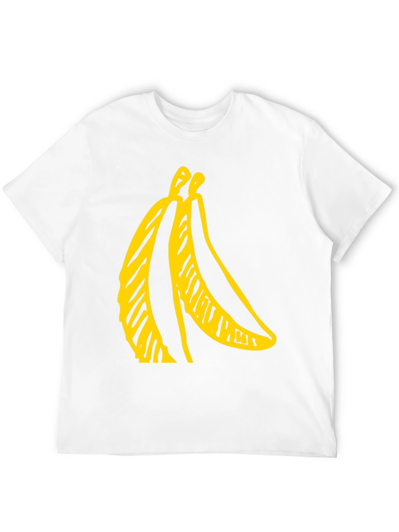 Banana Graphic Tee - Black Cotton T-Shirt