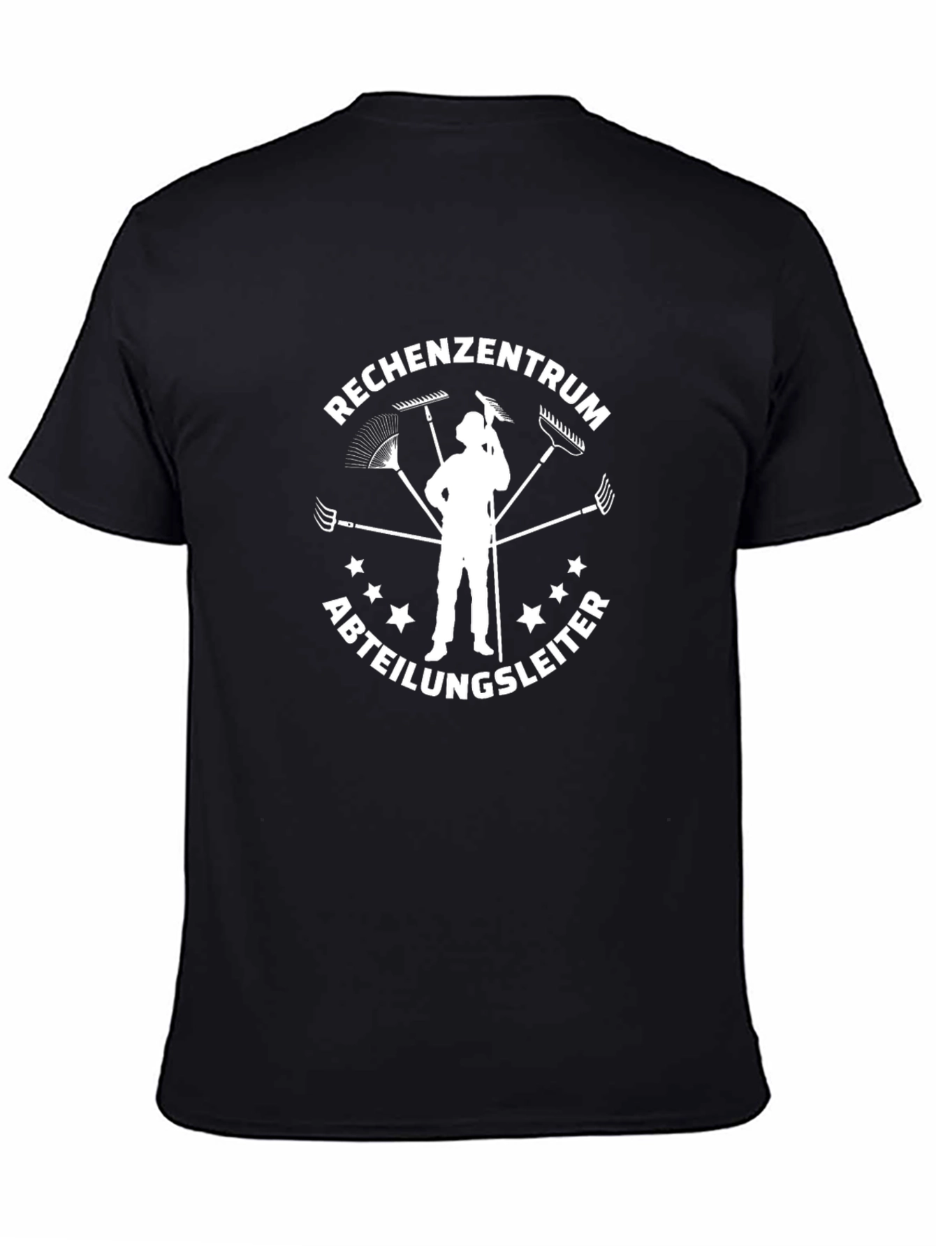 Funny Rechenzentrum Abteilungsleiter Black T-Shirt