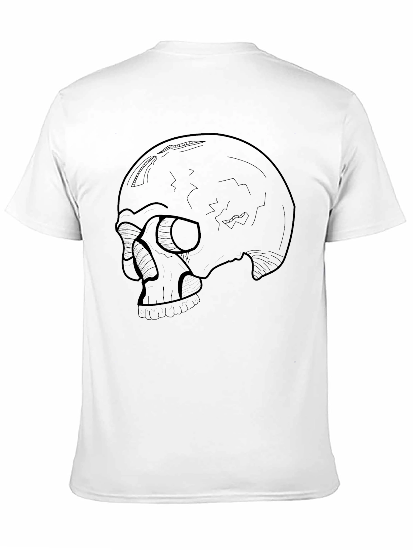 Skull Graphic Tee - Mens Black T-Shirt