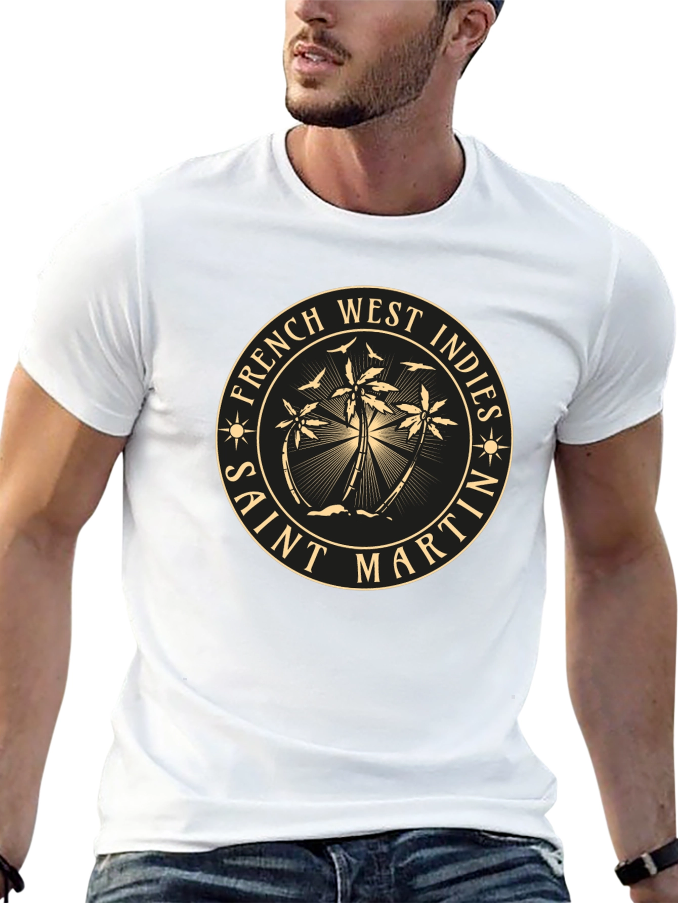 Saint Martin French West Indies Graphic T-Shirt