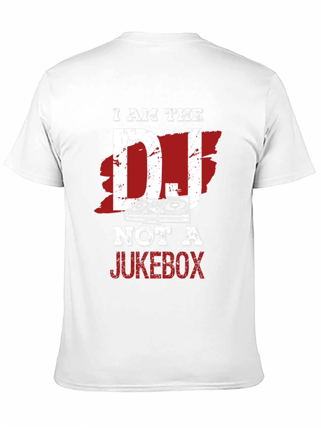 I am the DJ Not a Jukebox Black T-Shirt