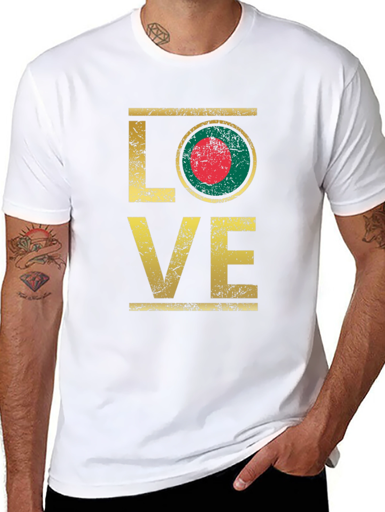 Bangladesh Flag LOVE T-Shirt