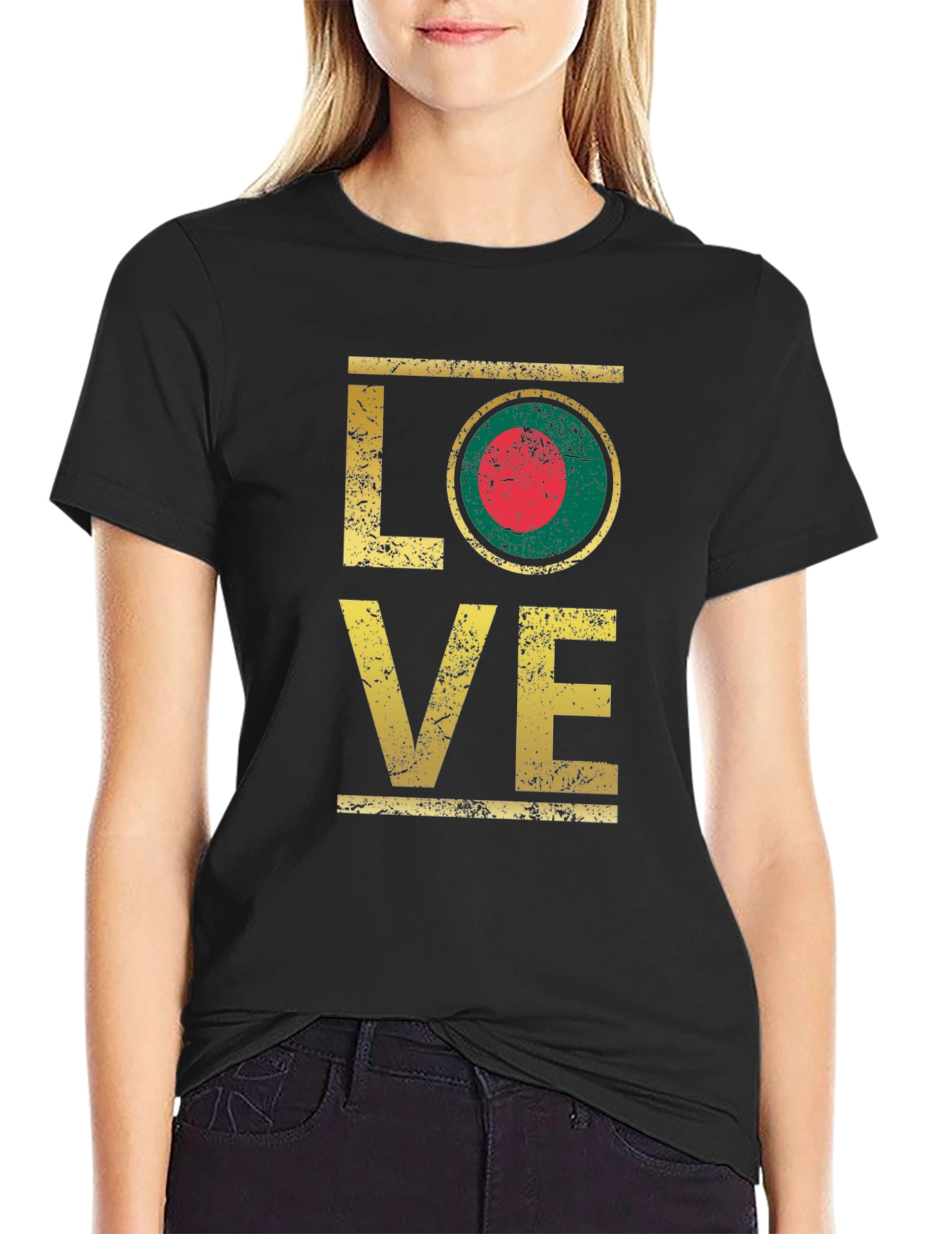 Bangladesh Flag LOVE T-Shirt