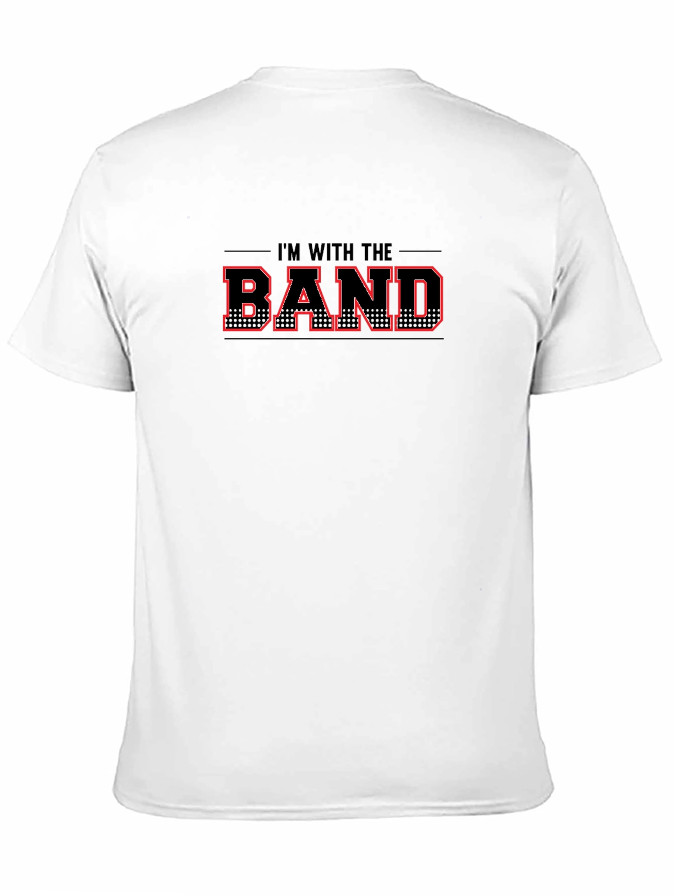 Im With the Band Black Graphic T-Shirt