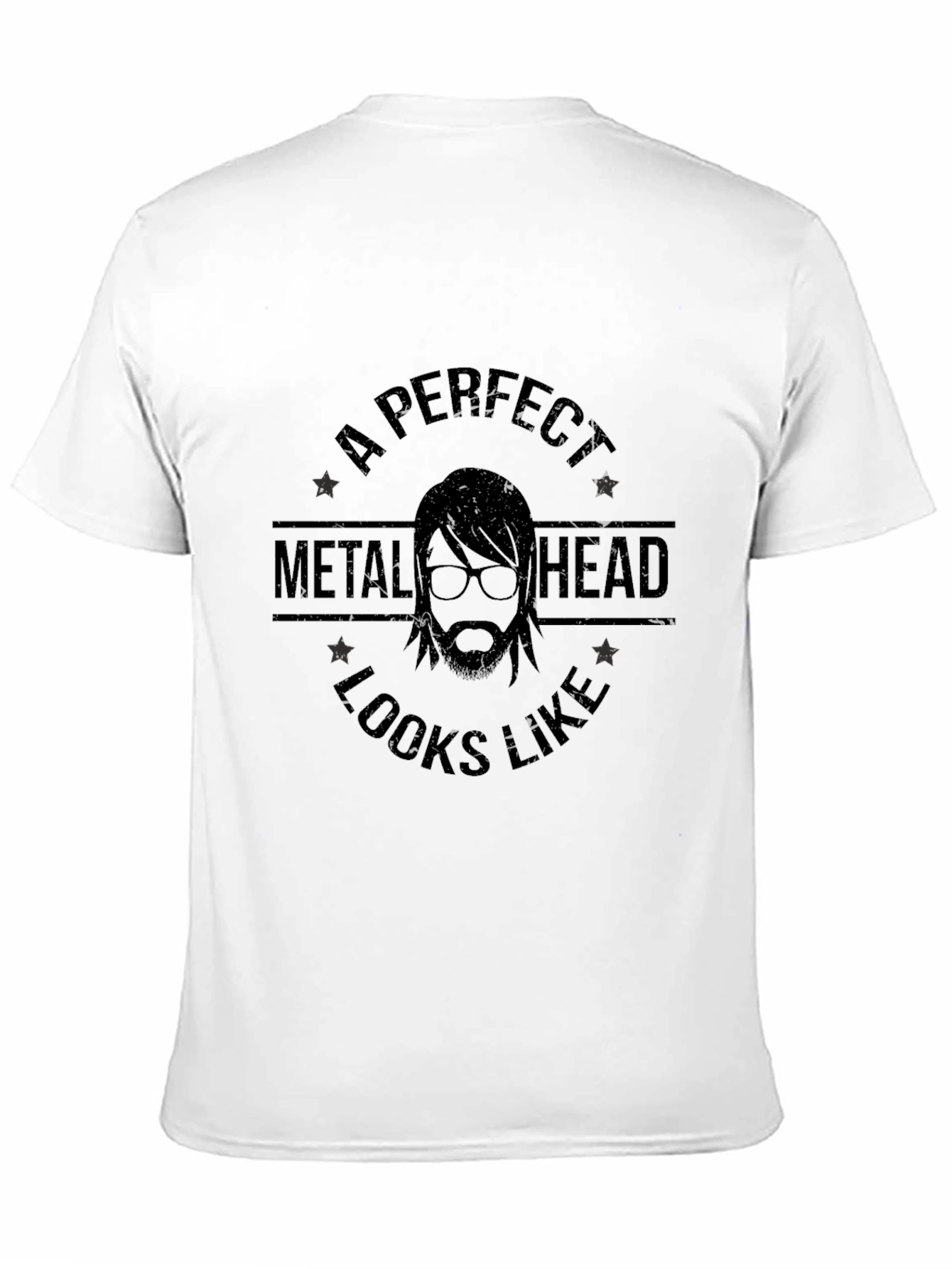 A Perfect Metal Head T-Shirt - Black Graphic Tee