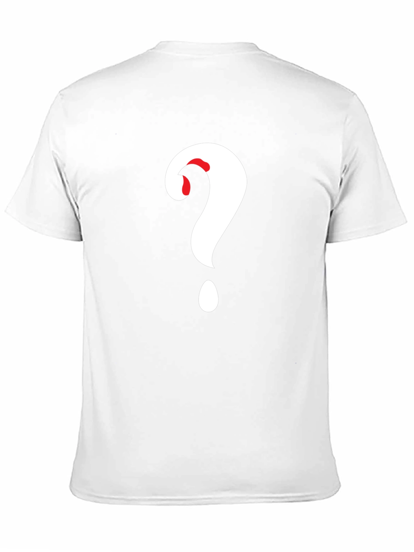 Mystery Black T-Shirt - Question Mark Graphic