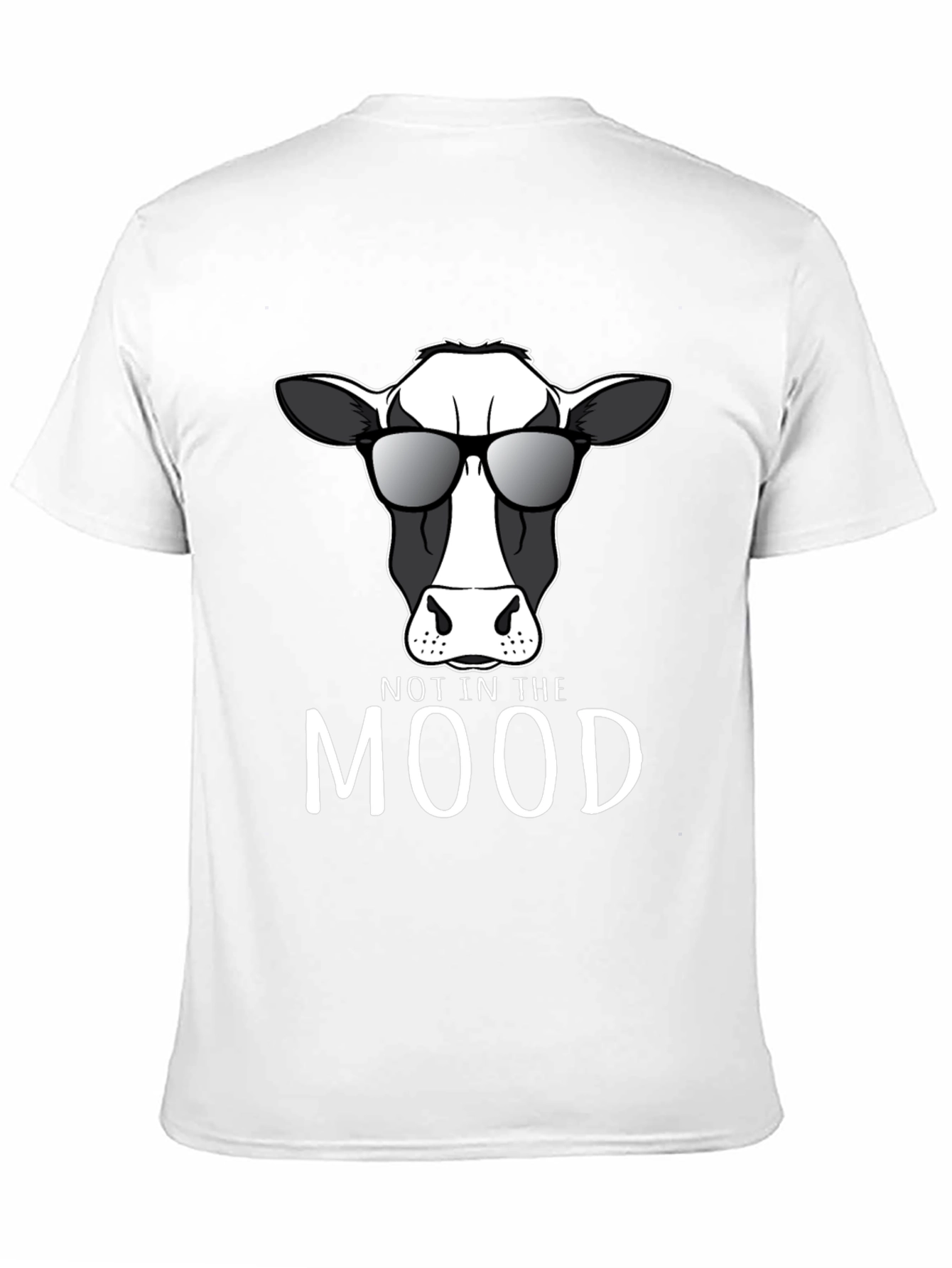 Not In The Mood Cow Graphic T-Shirt