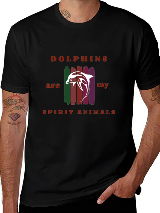 Dolphins Spirit Animals Graphic T-Shirt