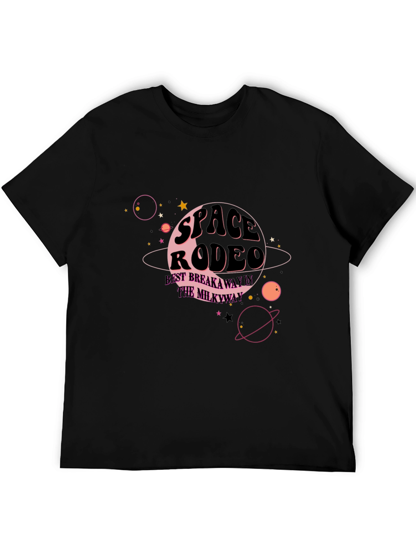 Space Rodeo Graphic Tee - Black Cotton Blend