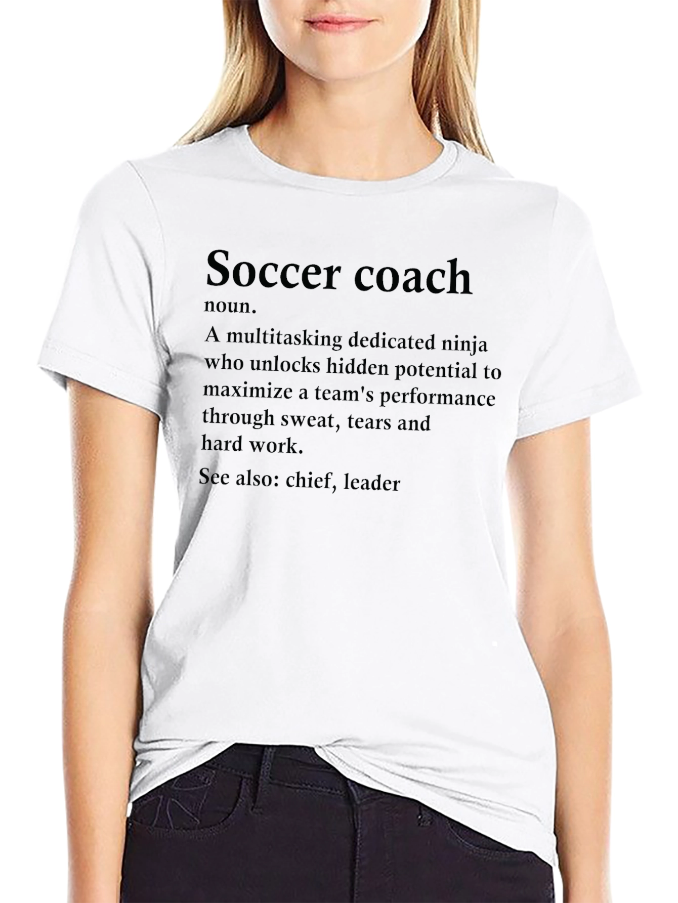 Soccer Coach Definition T-Shirt - Gift for Coaches