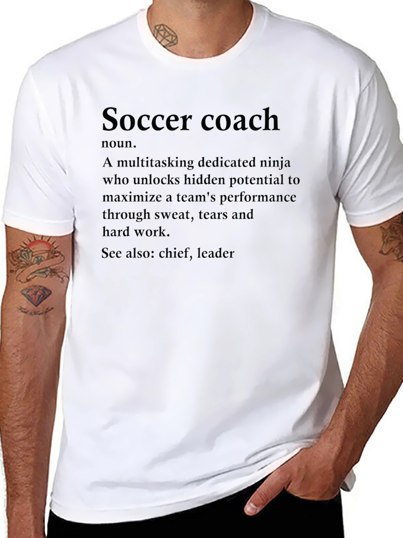 Soccer Coach Definition T-Shirt - Gift for Coaches