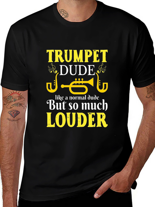 Trumpet Dude Graphic Tee - Musician T-Shirt