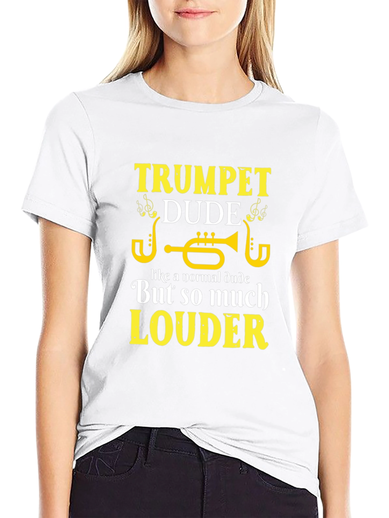 Trumpet Dude Graphic Tee - Musician T-Shirt