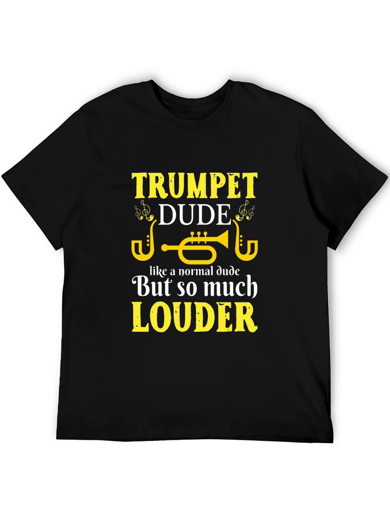 Trumpet Dude Graphic Tee - Musician T-Shirt