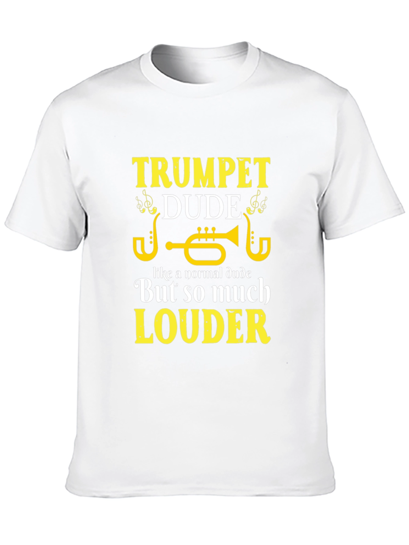 Trumpet Dude Graphic Tee - Musician T-Shirt