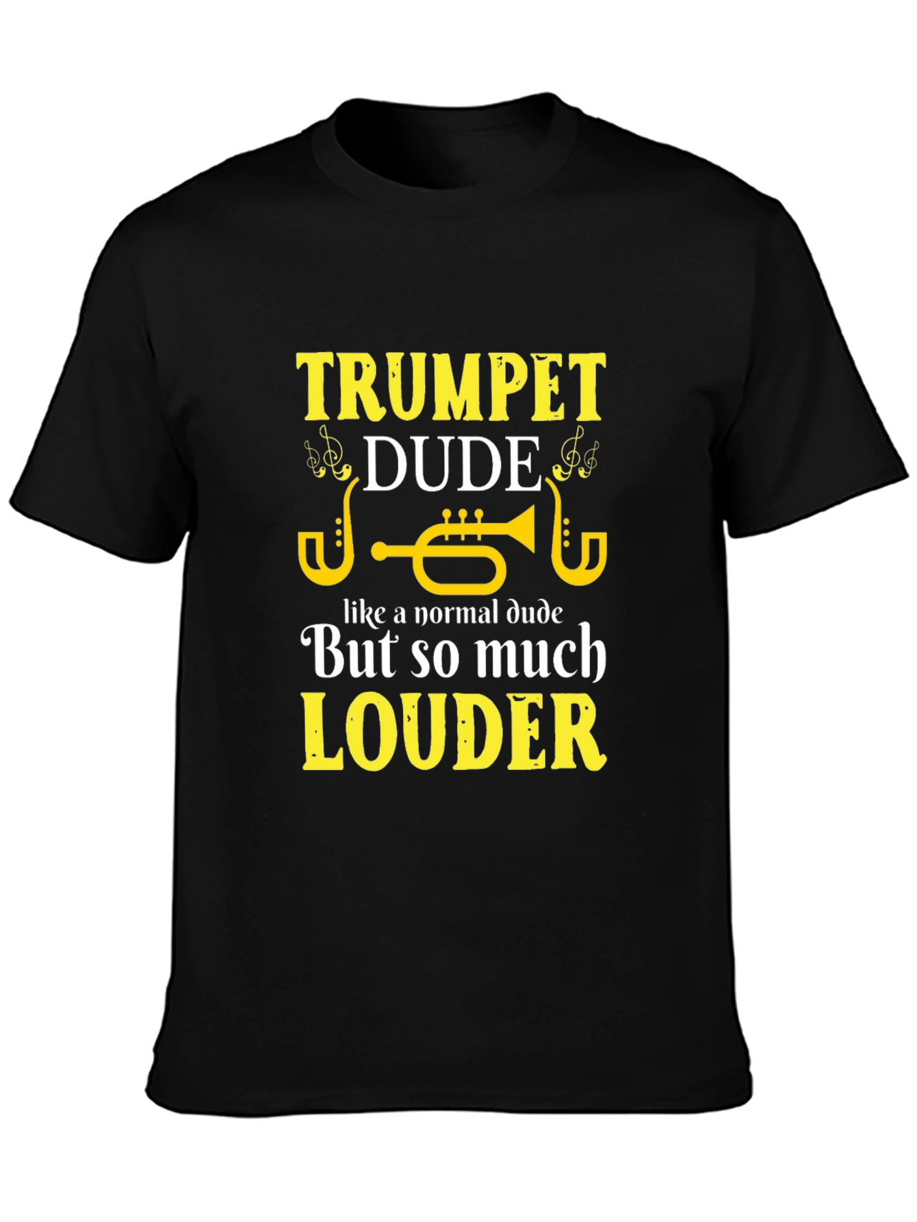 Trumpet Dude Graphic Tee - Musician T-Shirt