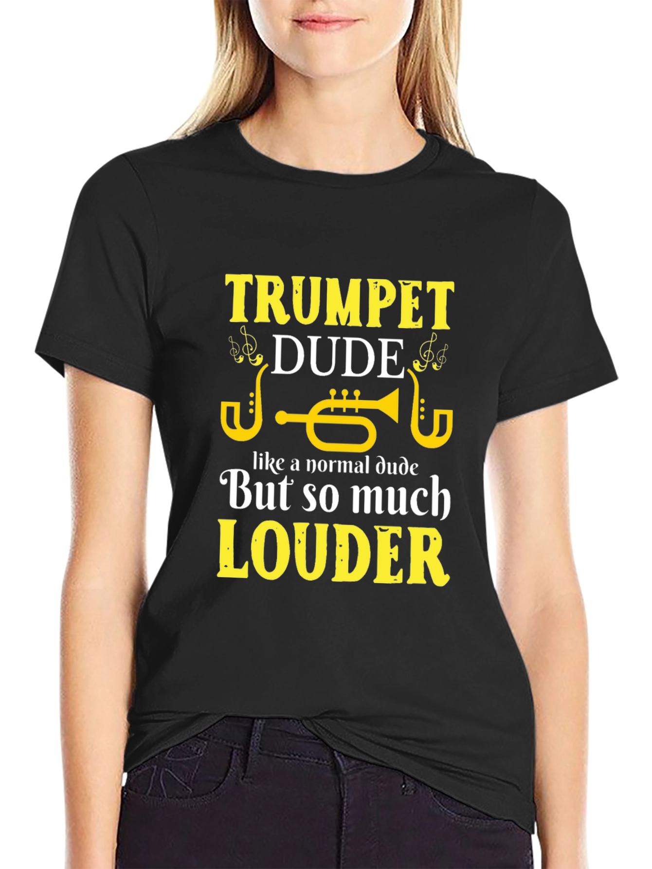 Trumpet Dude Graphic Tee - Musician T-Shirt