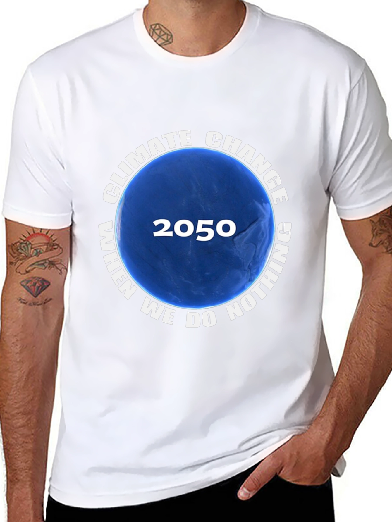 Climate Change 2050 Graphic T-Shirt