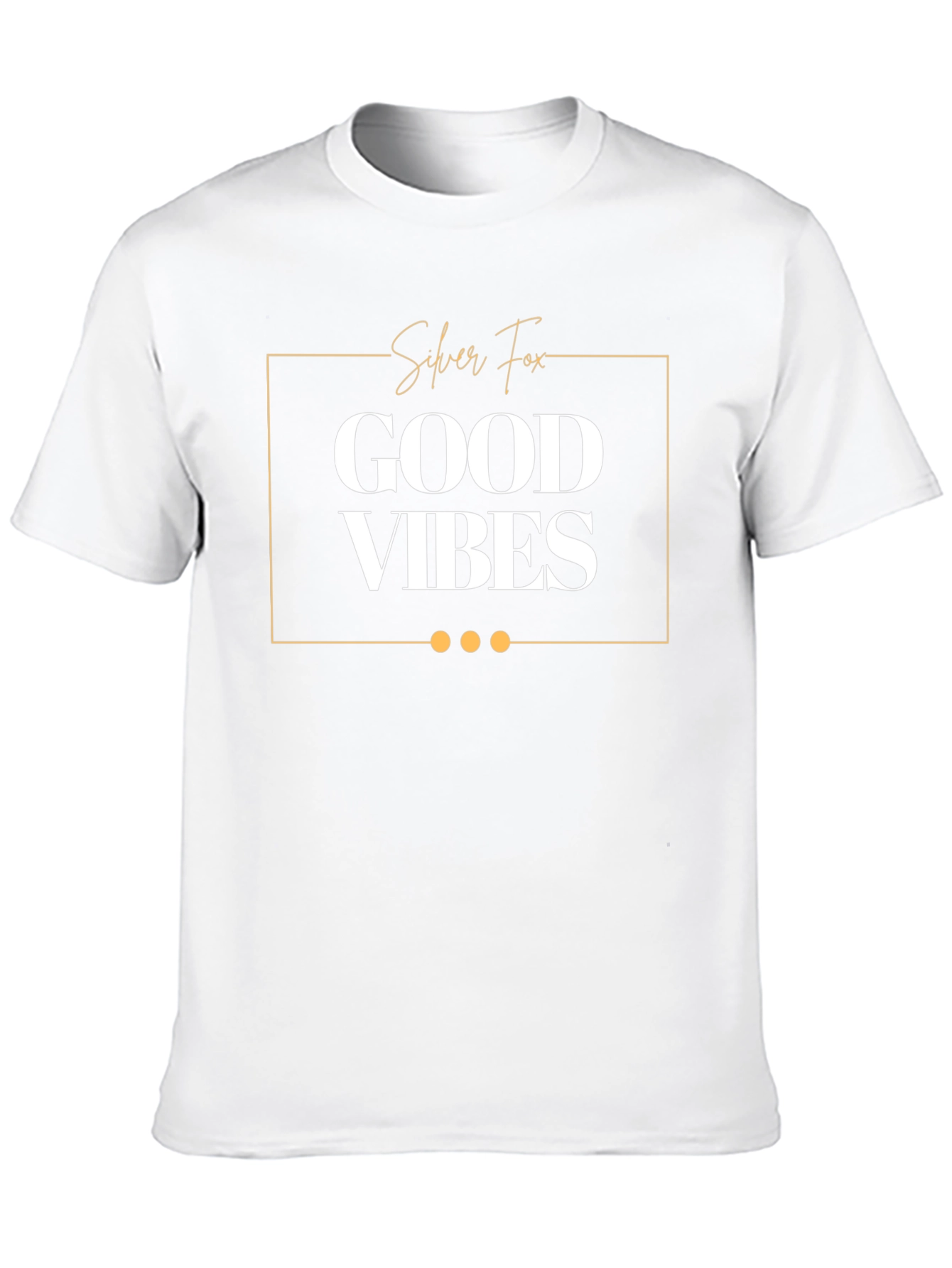 Silver Fox Good Vibes T-Shirt Black Graphic Tee