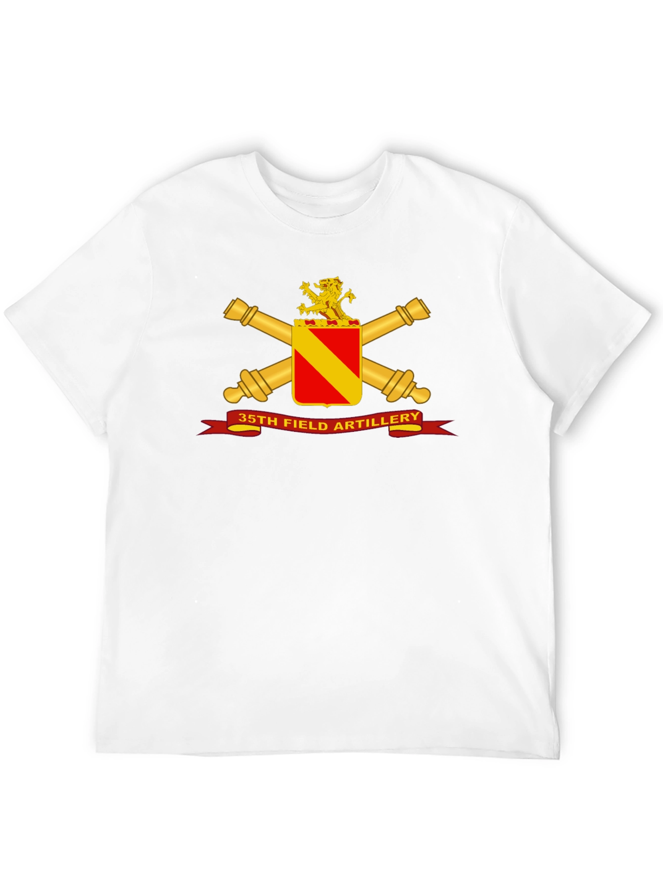 35th Field Artillery Black T-Shirt