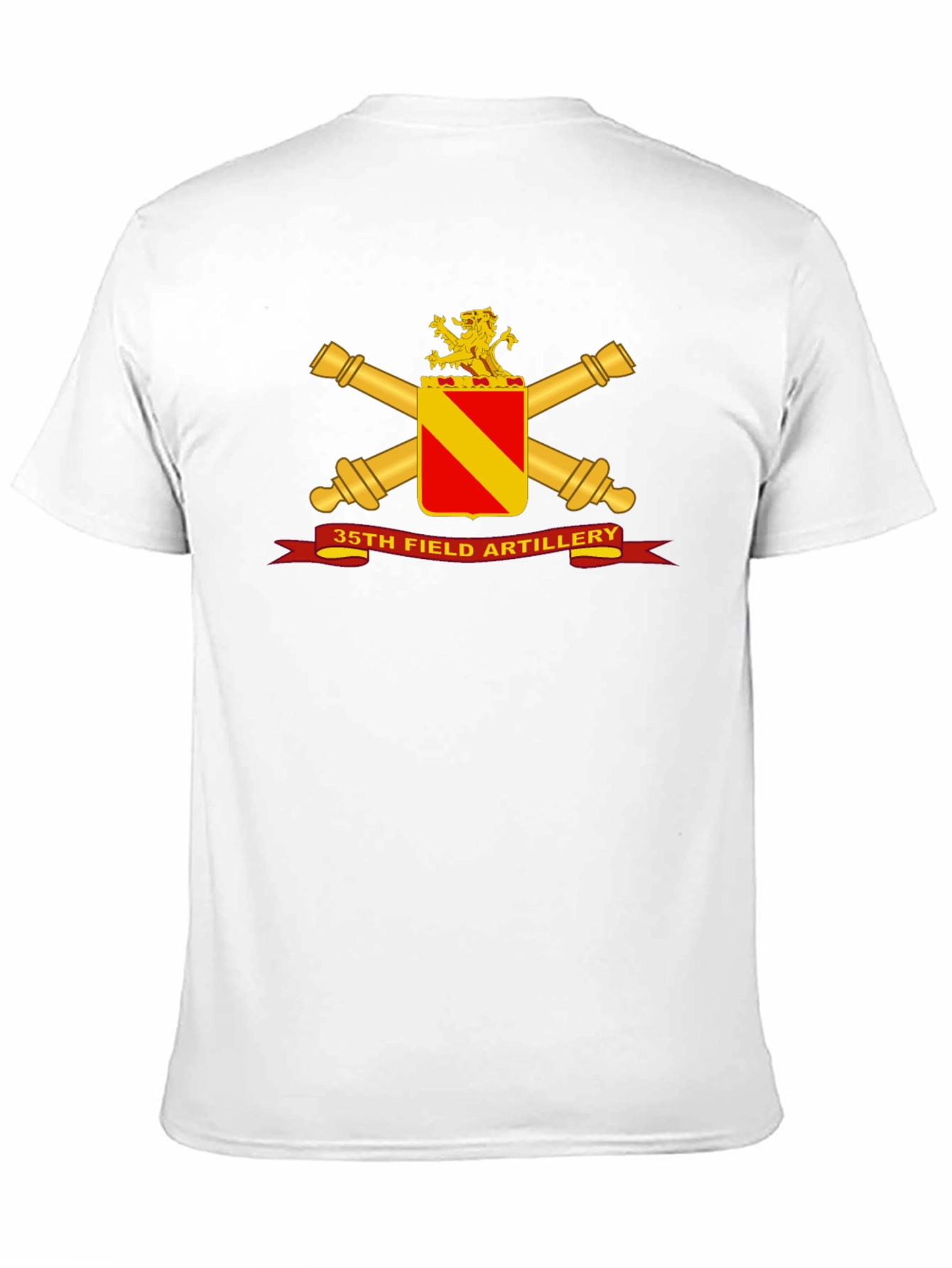 35th Field Artillery Black T-Shirt