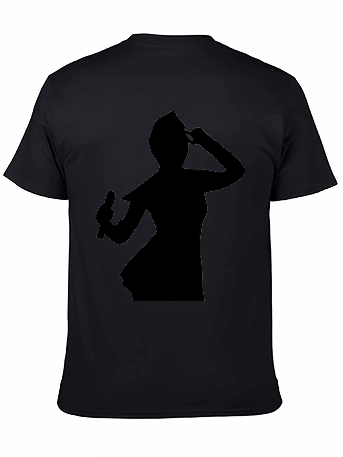 Silhouette Graphic T-Shirt - Black
